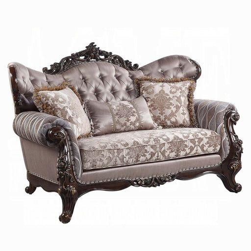 Benbek Loveseat With 3 Pillows - U&U Home Budget Furniture (Carteret, NJ)