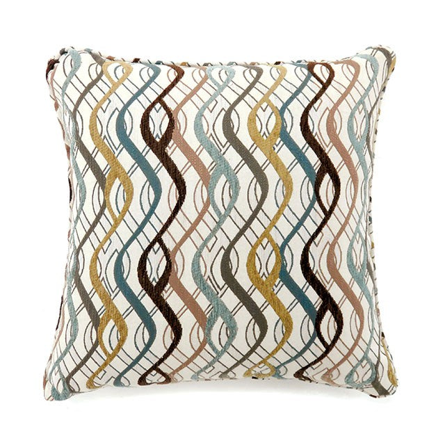 Sine Pillow (2/Box) Multi - U&U Home Budget Furniture (Carteret, NJ)