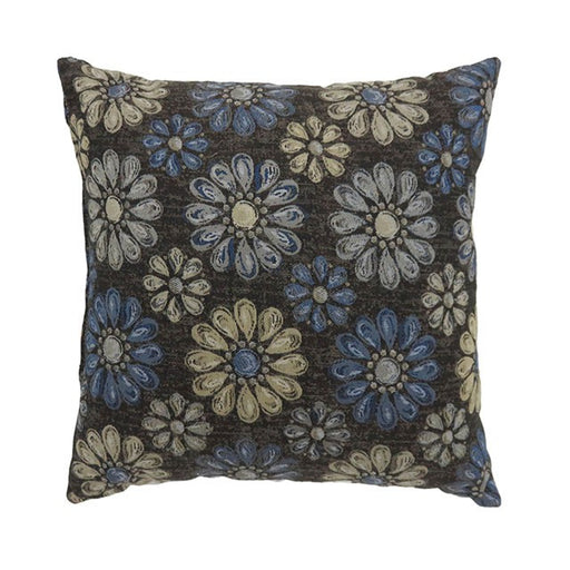 Kyra Navy 18" X 18" Pillow (2/CTN) - U&U Home Budget Furniture (Carteret, NJ)