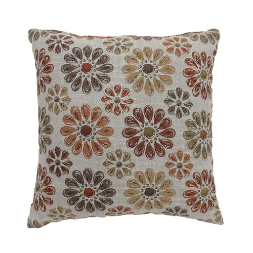 Kyra Orange 22" X 22" Pillow (2/CTN) - U&U Home Budget Furniture (Carteret, NJ)