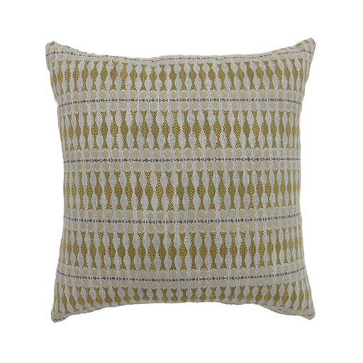 Malia Yellow 22" X 22" Pillow (2/CTN) - U&U Home Budget Furniture (Carteret, NJ)