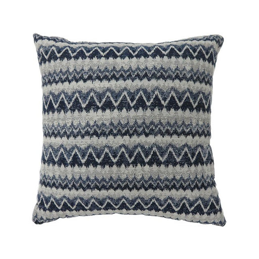 Lindy Navy 22" X 22" Pillow (2/CTN) - U&U Home Budget Furniture (Carteret, NJ)