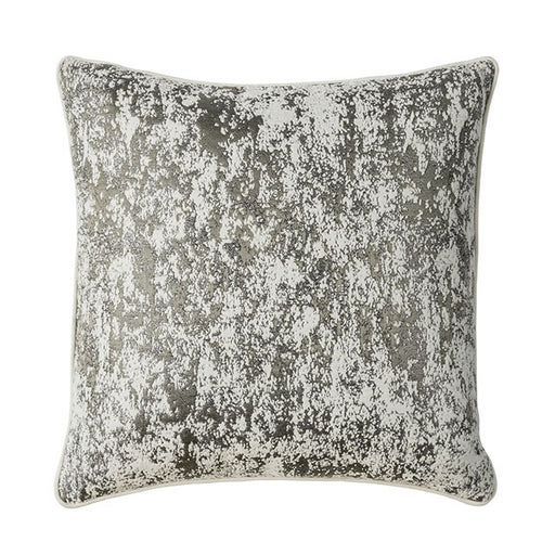 Snow Silver 20" X 20" Pillow, Silver (2/CTN) - U&U Home Budget Furniture (Carteret, NJ)
