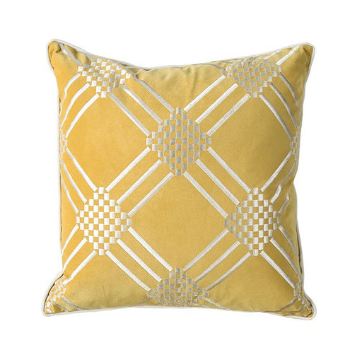 Sam Silver/Gold 20" X 20" Pillow, Silver & Gold (2/CTN) - U&U Home Budget Furniture (Carteret, NJ)