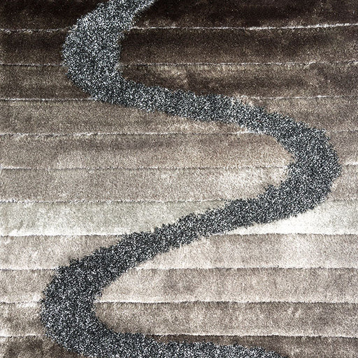 Vancouver Gray 5' X 8' Area Rug - U&U Home Budget Furniture (Carteret, NJ)