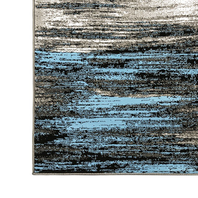 Sivas Gray/Blue 8' X 10' Area Rug - U&U Home Budget Furniture (Carteret, NJ)
