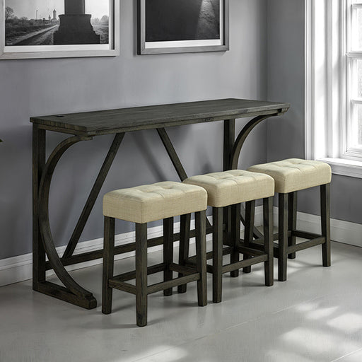 Ptolema 4 Pc. Dining Table Set - U&U Home Budget Furniture (Carteret, NJ)
