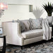 Tegan Beige/Light Blue Love Seat - U&U Home Budget Furniture (Carteret, NJ)