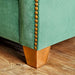 VERDANTE Emerald Green/Gold Sofa - U&U Home Budget Furniture (Carteret, NJ)