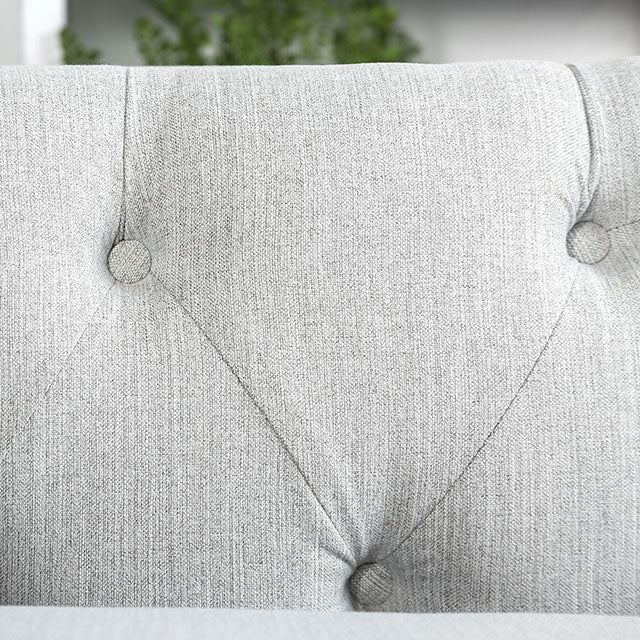 Ornella Light Gray/Blue Sectional - U&U Home Budget Furniture (Carteret, NJ)
