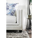 Ilse Off-White/Blue Sofa - U&U Home Budget Furniture (Carteret, NJ)