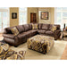 Van Dyke Ottoman - U&U Home Budget Furniture (Carteret, NJ)
