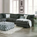 Loughton Sectional - U&U Home Budget Furniture (Carteret, NJ)