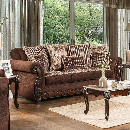 Tabitha Sofa Brown - U&U Home Budget Furniture (Carteret, NJ)