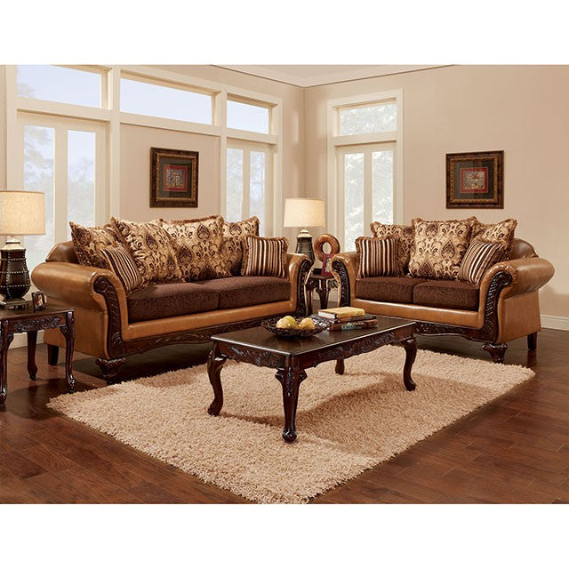Isabella Love Seat - U&U Home Budget Furniture (Carteret, NJ)