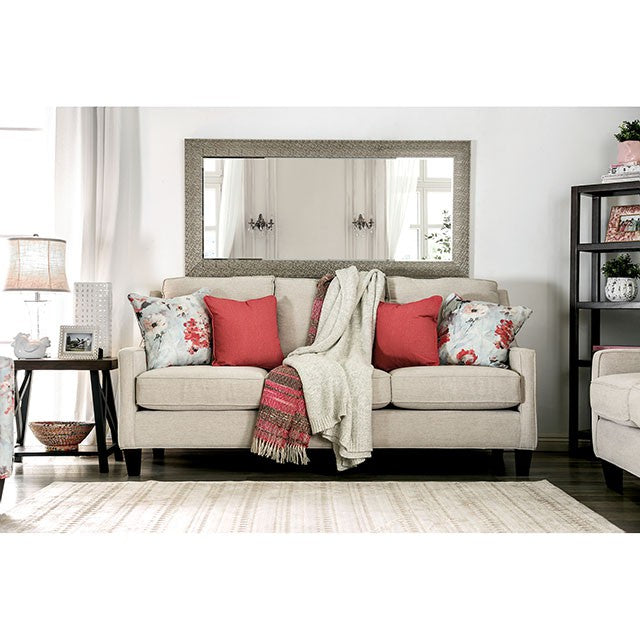 Nadene Ivory Sofa - U&U Home Budget Furniture (Carteret, NJ)