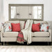 Nadene Ivory Sofa - U&U Home Budget Furniture (Carteret, NJ)