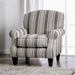 Ames Striped Chair - U&U Home Budget Furniture (Carteret, NJ)