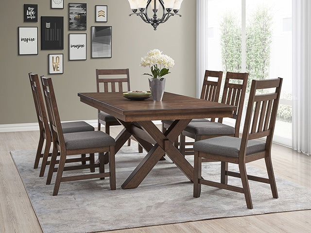 Pottsville 7 Pc. Dining Set - U&U Home Budget Furniture (Carteret, NJ)