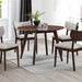 Onaka 5 Pc. Round Table Dining Set - U&U Home Budget Furniture (Carteret, NJ)